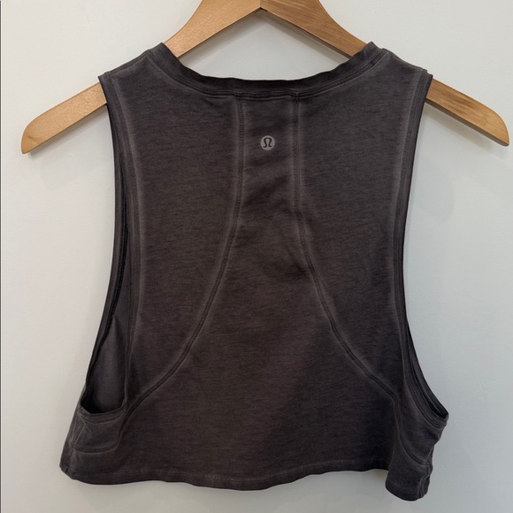 Lululemon Athletica Women’s Sleeveless Crop Top – Dark Purple/Grey – Est. 8 - Picture 2 of 4